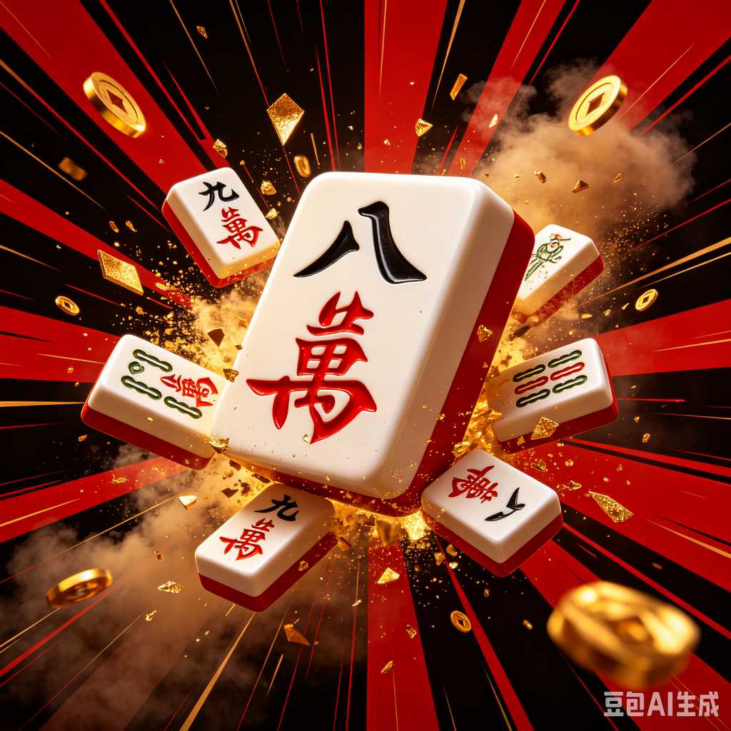 floral design mahjong set