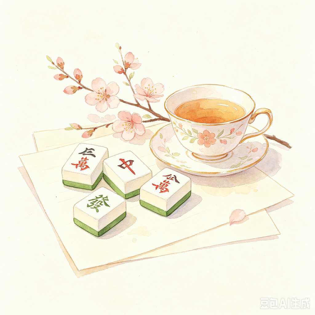 bamboo mahjong set