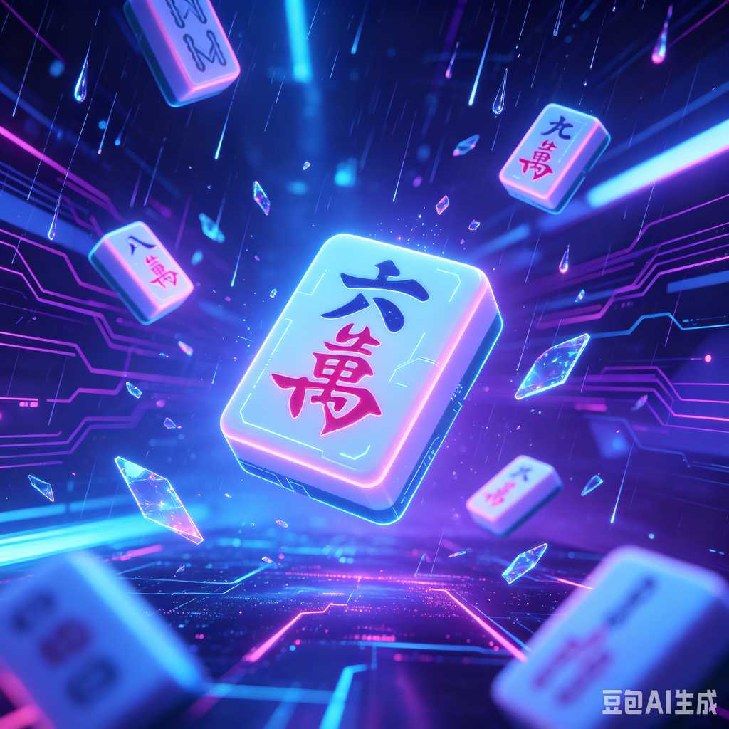 minimal text mahjong set