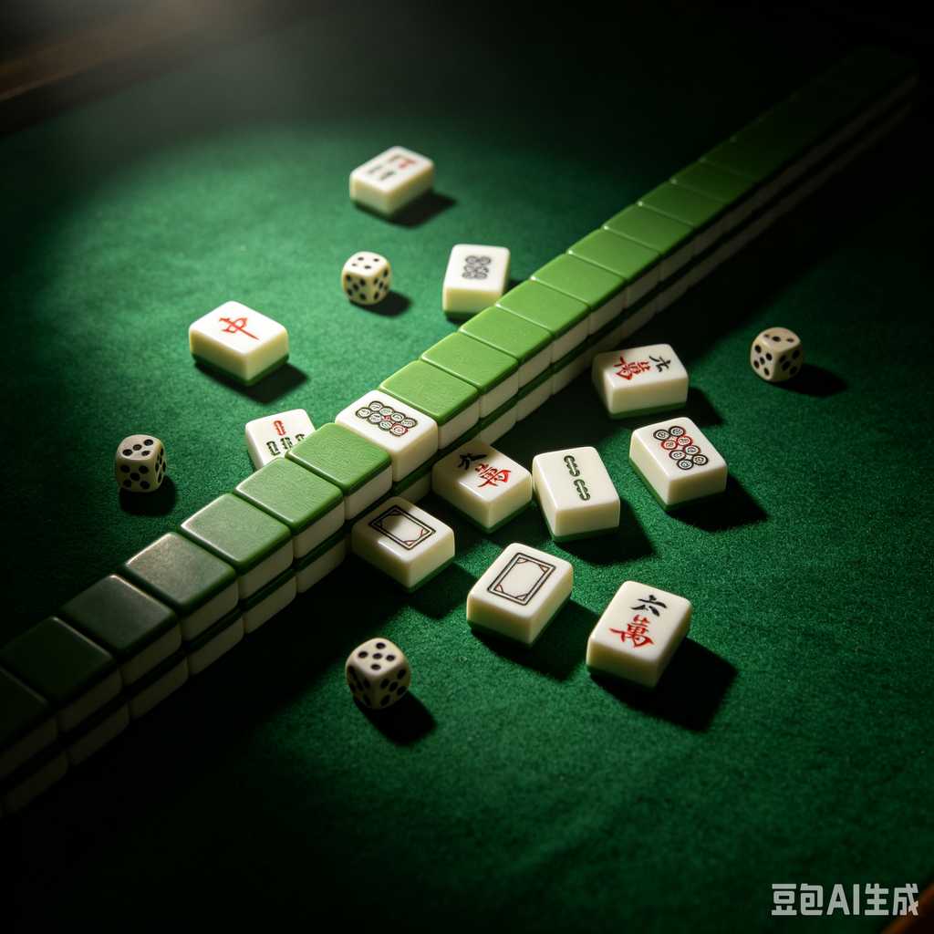 classic oriental board game mahjong