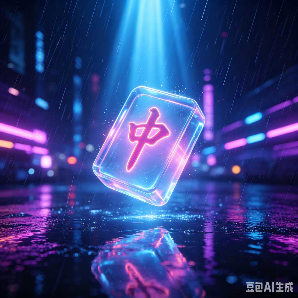 unique text mahjong tiles design